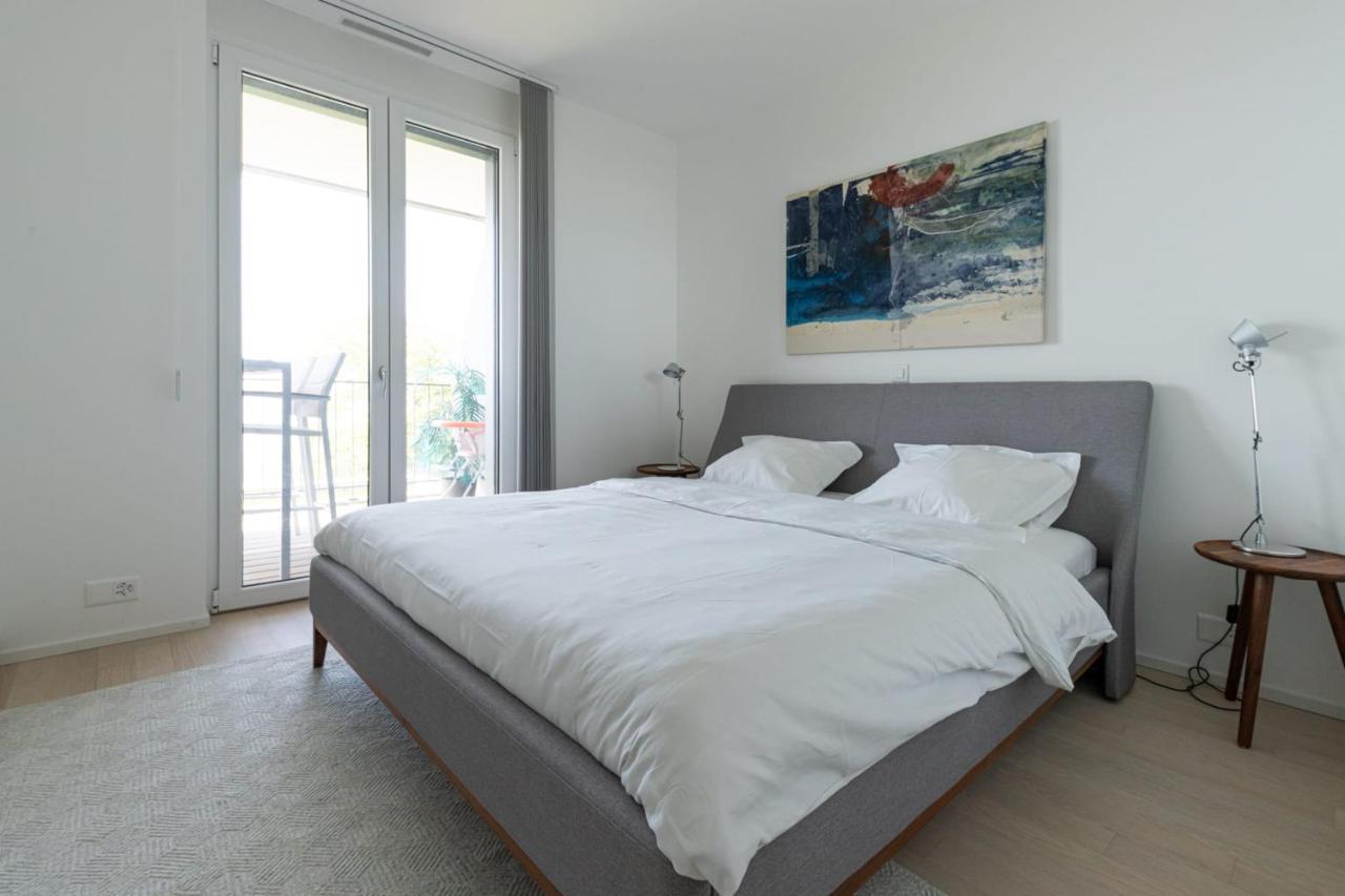 Les Terrasses De Lavaux 1 - Appartement De Luxe Avec Vue Panoramique Et Piscine Puidoux Екстериор снимка