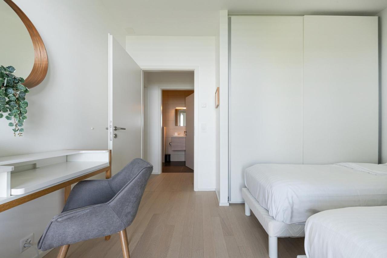Les Terrasses De Lavaux 1 - Appartement De Luxe Avec Vue Panoramique Et Piscine Puidoux Екстериор снимка