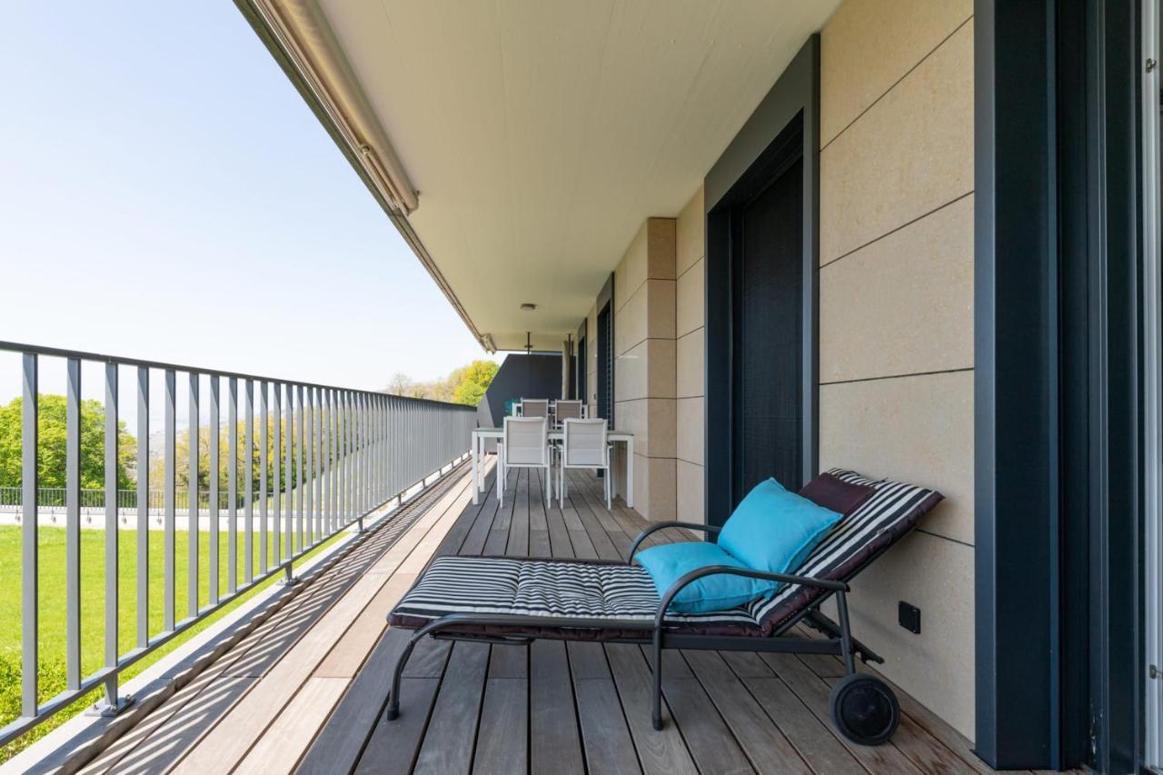 Les Terrasses De Lavaux 1 - Appartement De Luxe Avec Vue Panoramique Et Piscine Puidoux Екстериор снимка