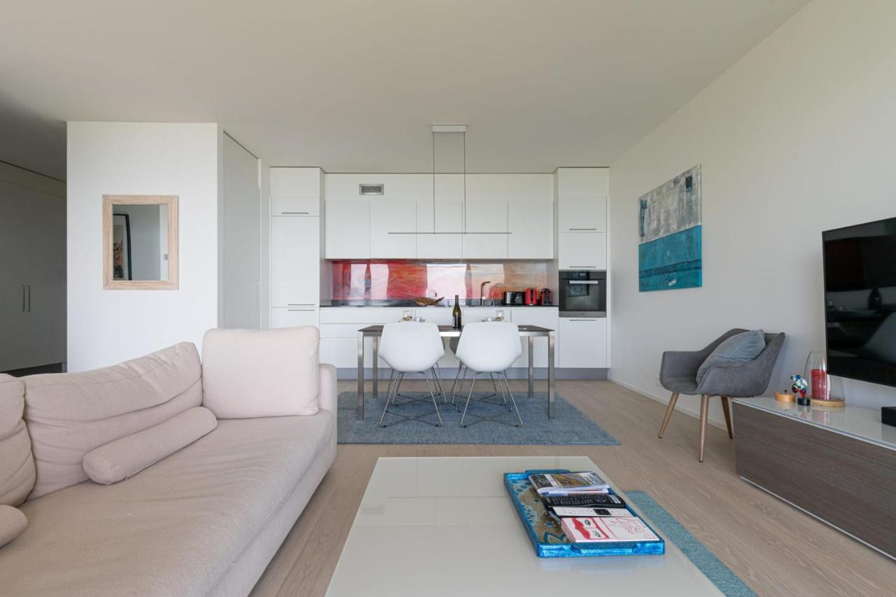 Les Terrasses De Lavaux 1 - Appartement De Luxe Avec Vue Panoramique Et Piscine Puidoux Екстериор снимка